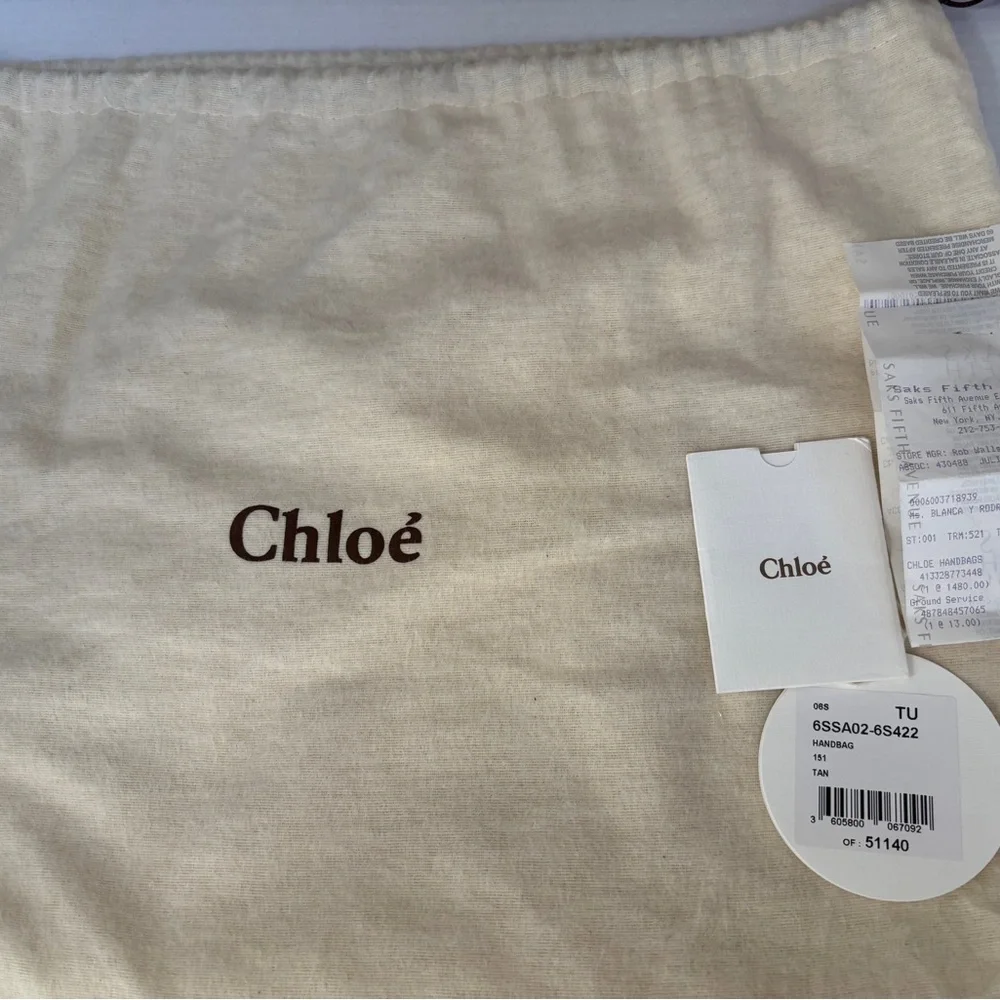 Chloe Paddington Satchel in Tan Leather Satchel with Gold Accents - Re-released - Picture 14 of 15